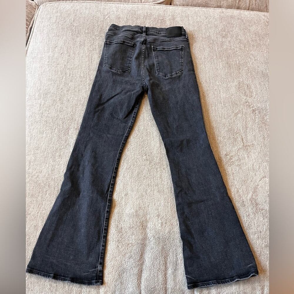 Citizens of Humanity Lilah Jean High Rise Kick Flare Jeans 29 Black Caviar Clean - Picture 7 of 9